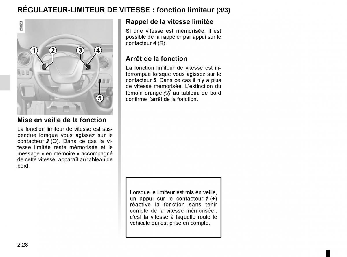 Renault Master III 3 manuel du proprietaire / page 142