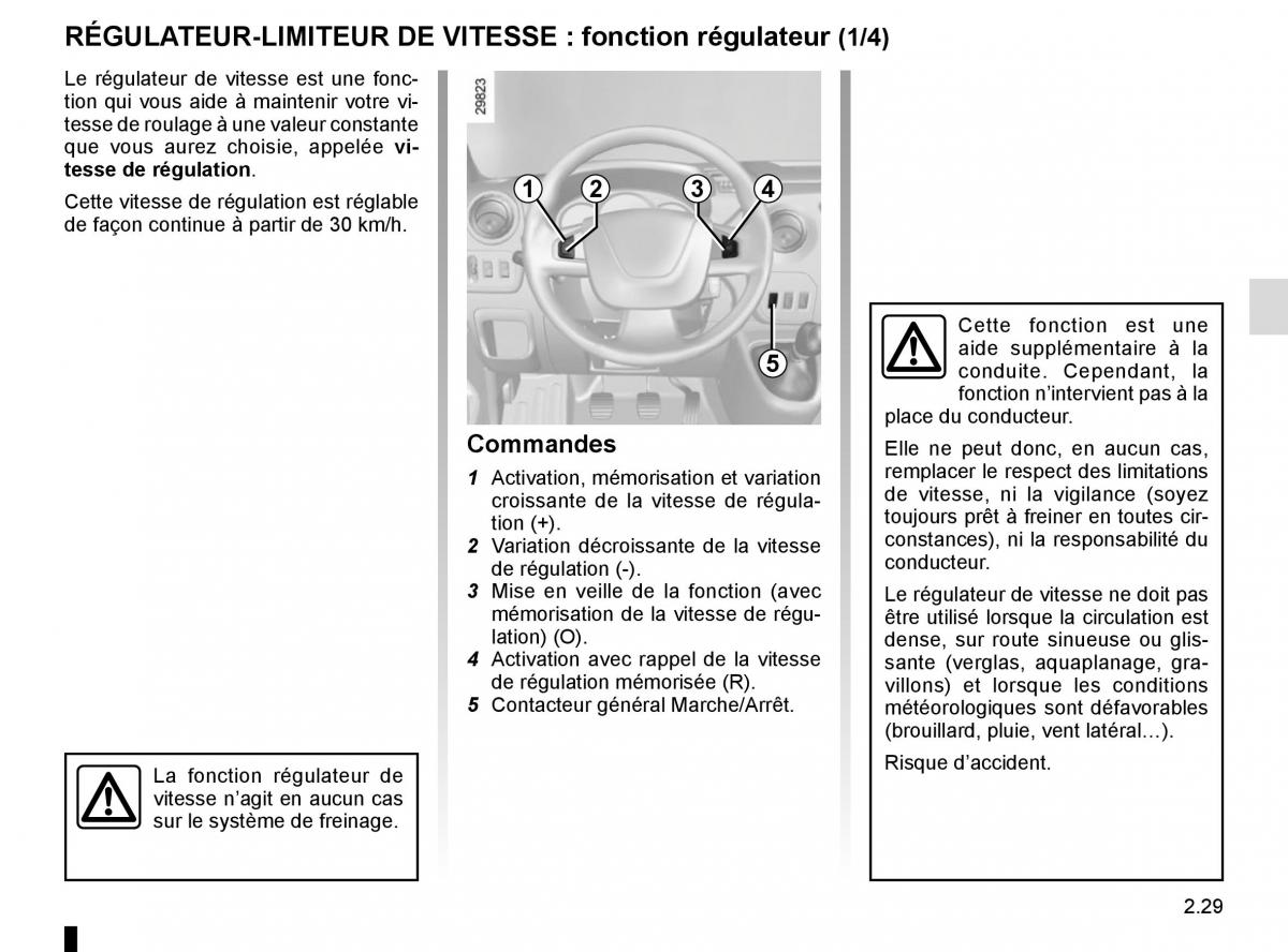 Renault Master III 3 manuel du proprietaire / page 143