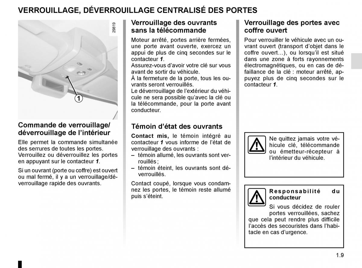 Renault Master III 3 manuel du proprietaire / page 15