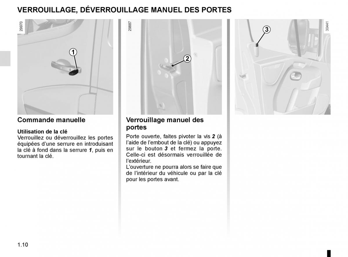 Renault Master III 3 manuel du proprietaire / page 16