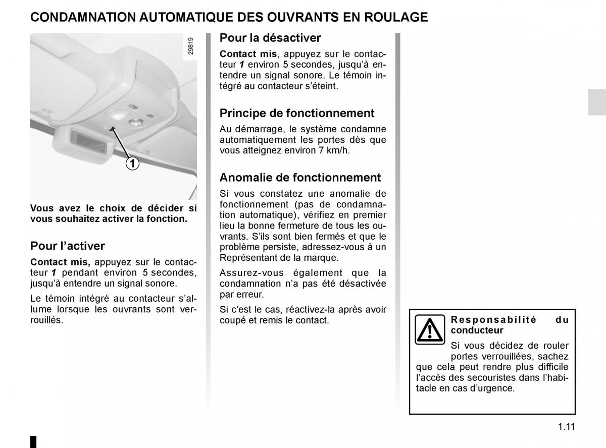 Renault Master III 3 manuel du proprietaire / page 17