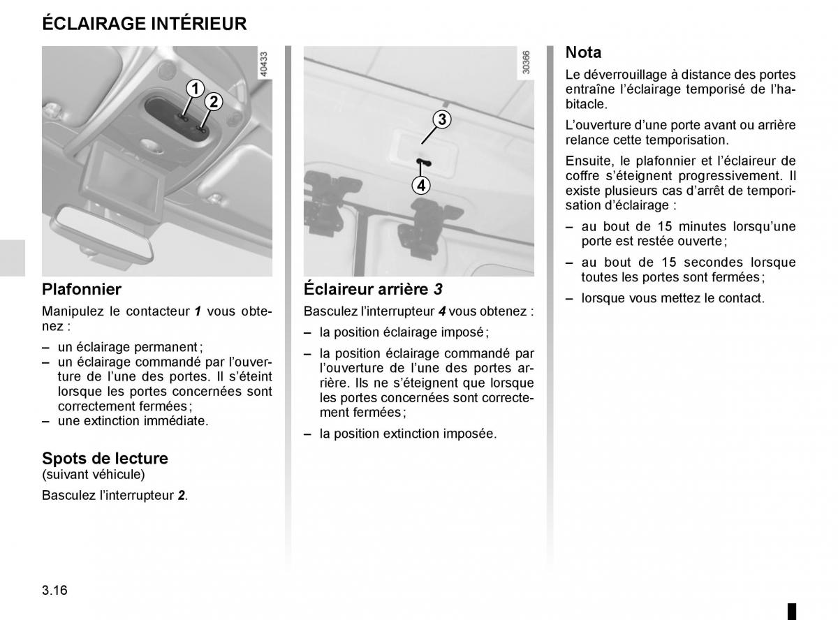 Renault Master III 3 manuel du proprietaire / page 176