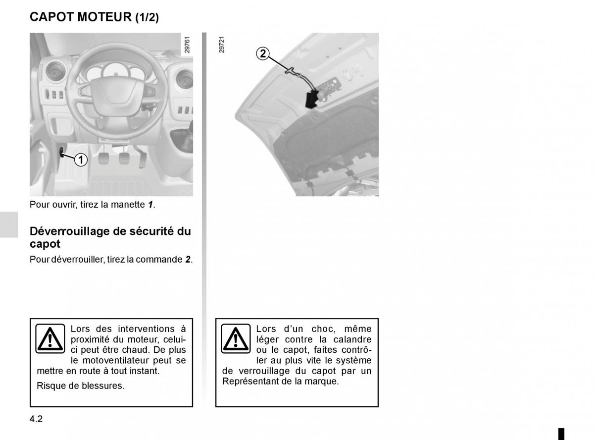 Renault Master III 3 manuel du proprietaire / page 192