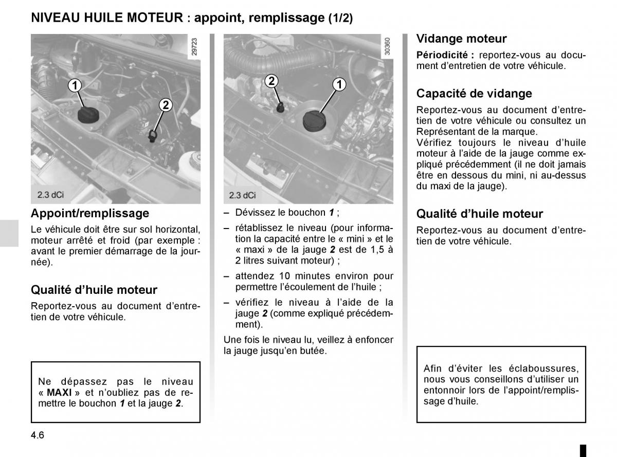 Renault Master III 3 manuel du proprietaire / page 196