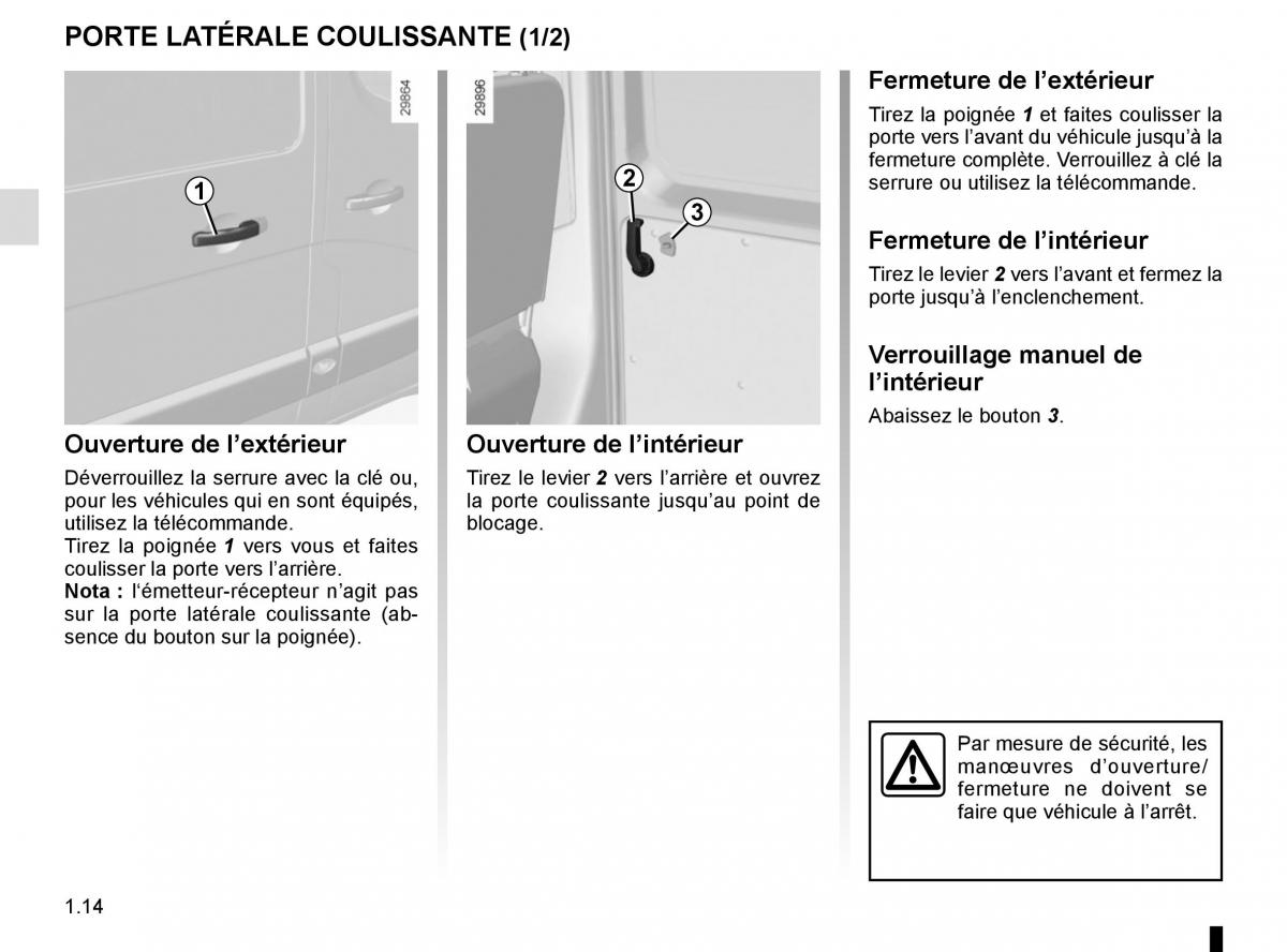 Renault Master III 3 manuel du proprietaire / page 20