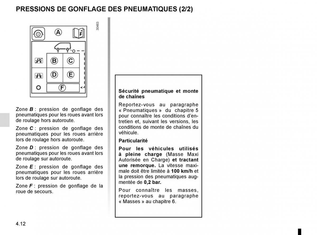 Renault Master III 3 manuel du proprietaire / page 202