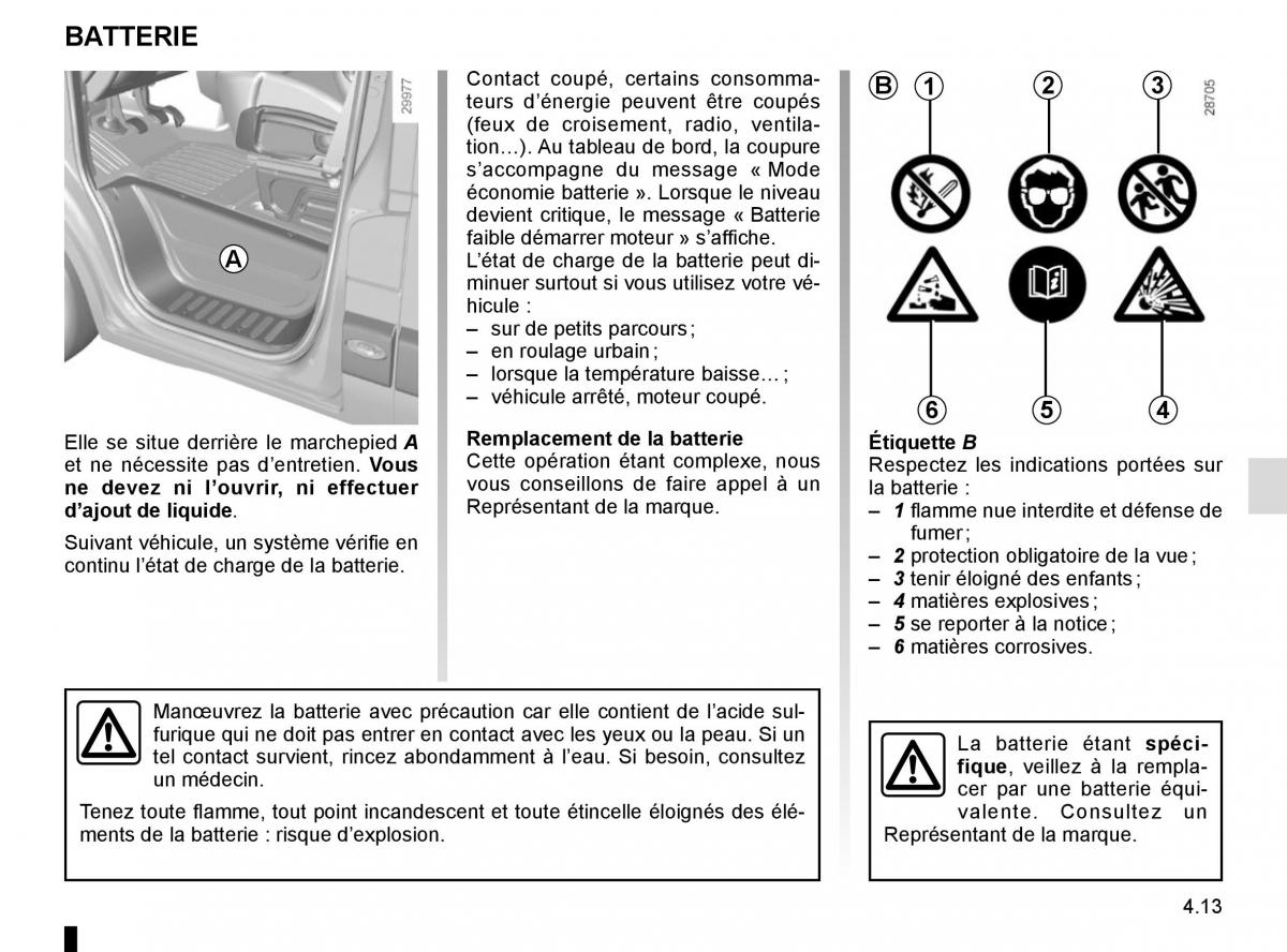 Renault Master III 3 manuel du proprietaire / page 203