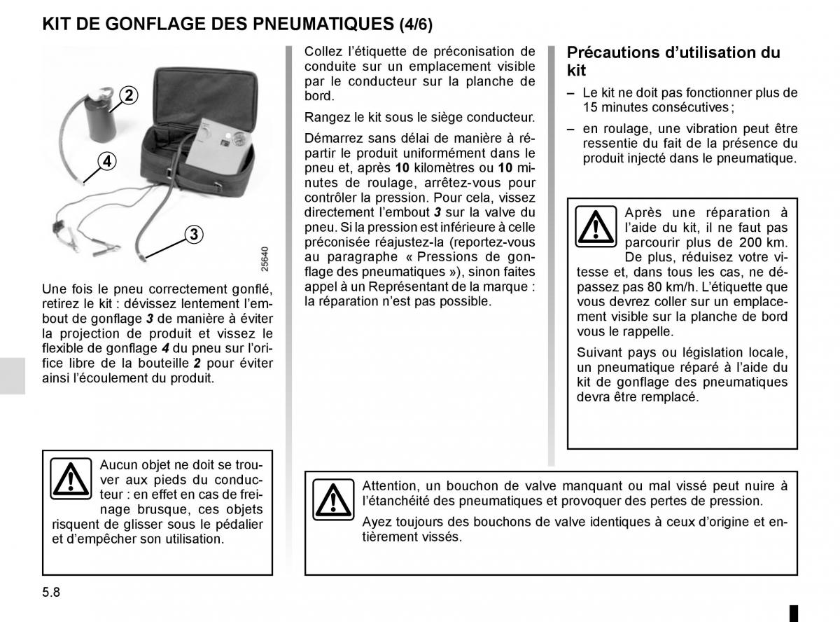 Renault Master III 3 manuel du proprietaire / page 216