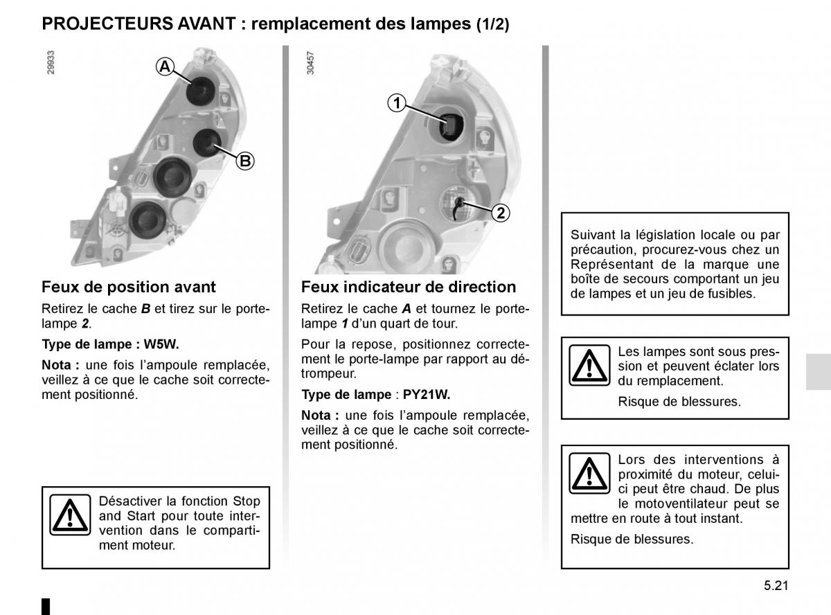 Renault Master III 3 manuel du proprietaire / page 229