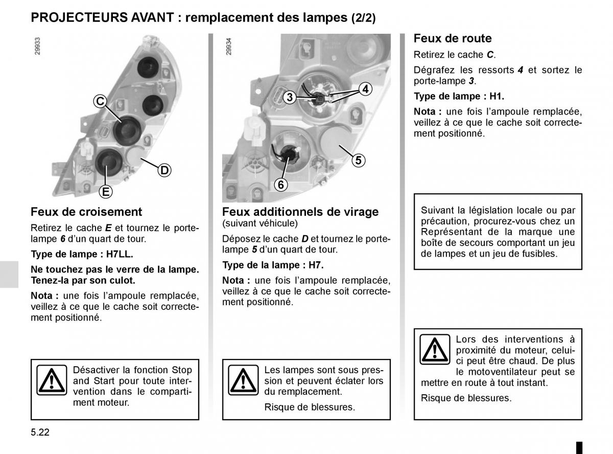 Renault Master III 3 manuel du proprietaire / page 230