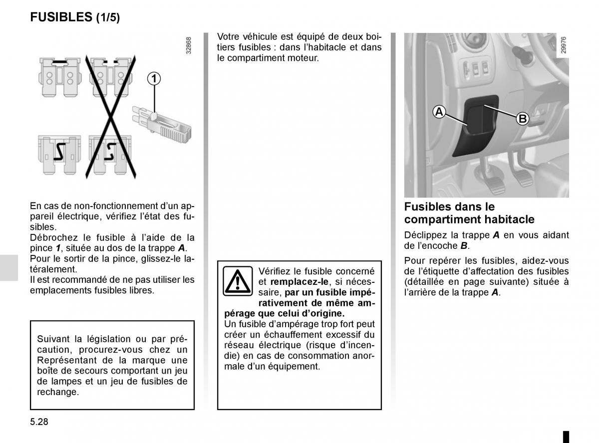 Renault Master III 3 manuel du proprietaire / page 236