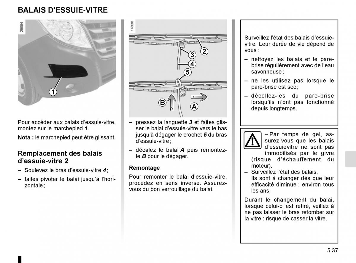 Renault Master III 3 manuel du proprietaire / page 245