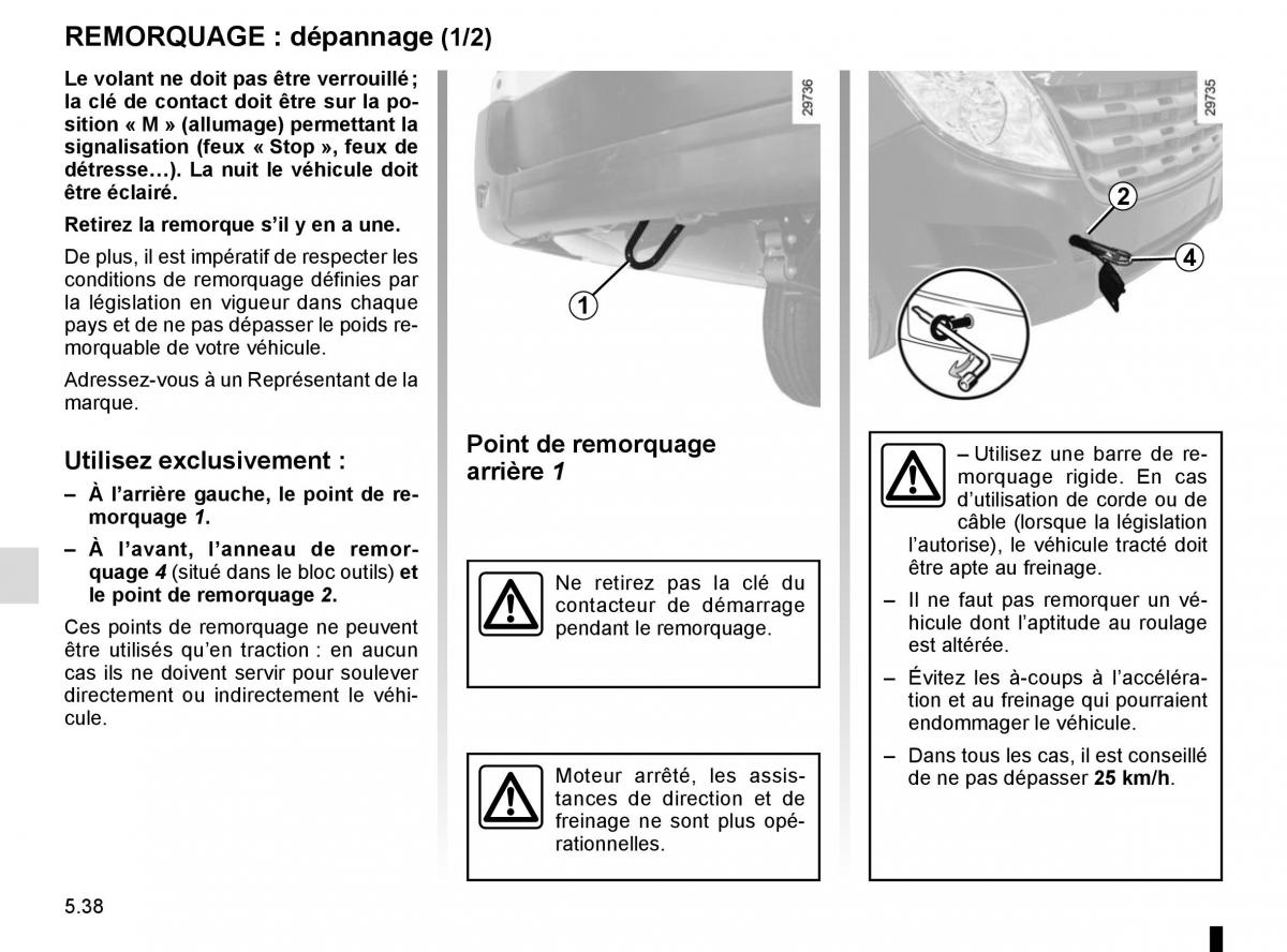 Renault Master III 3 manuel du proprietaire / page 246