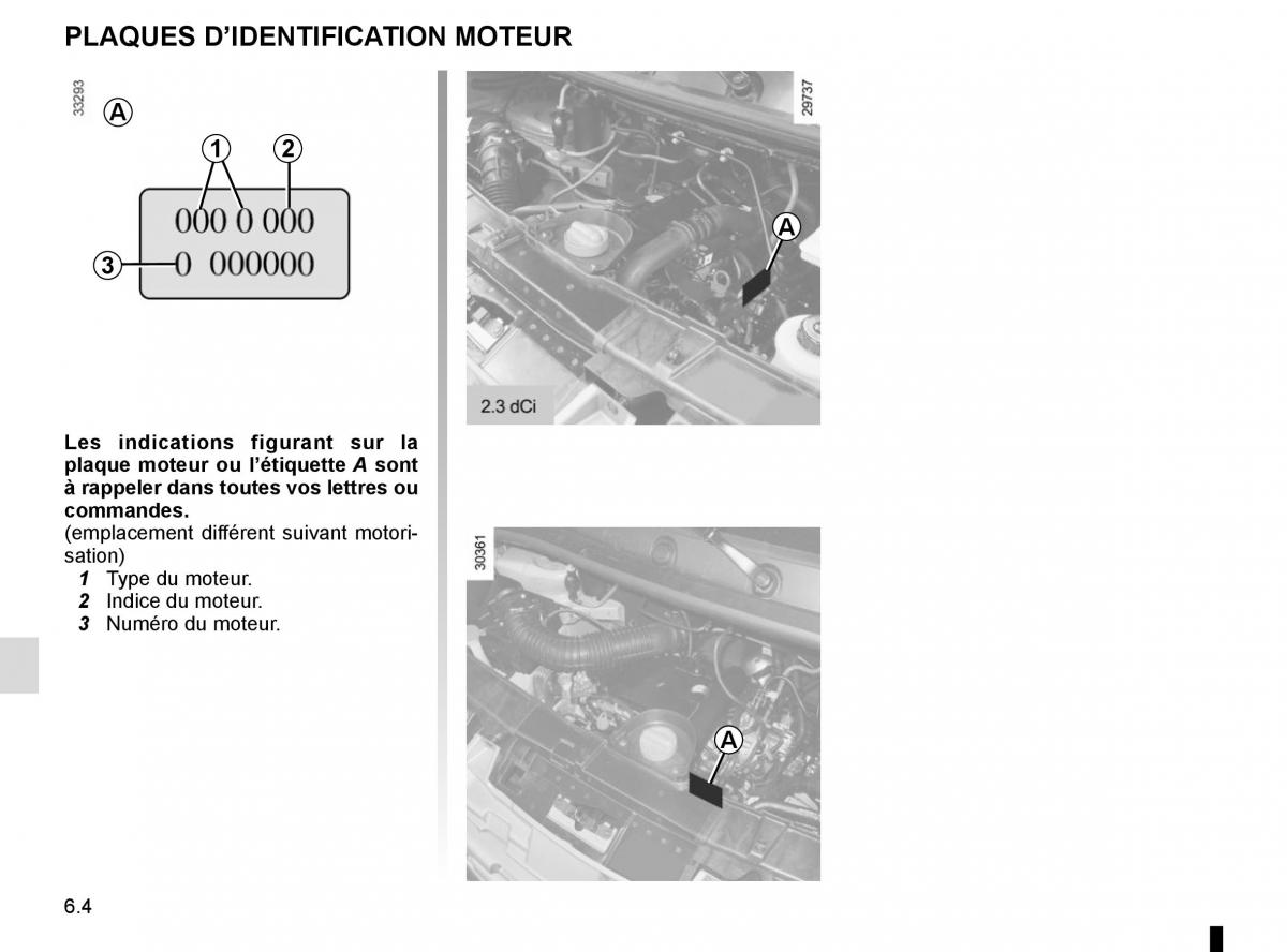 Renault Master III 3 manuel du proprietaire / page 258