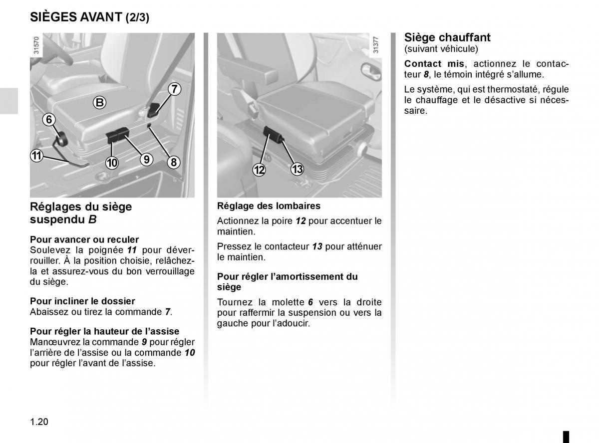 Renault Master III 3 manuel du proprietaire / page 26