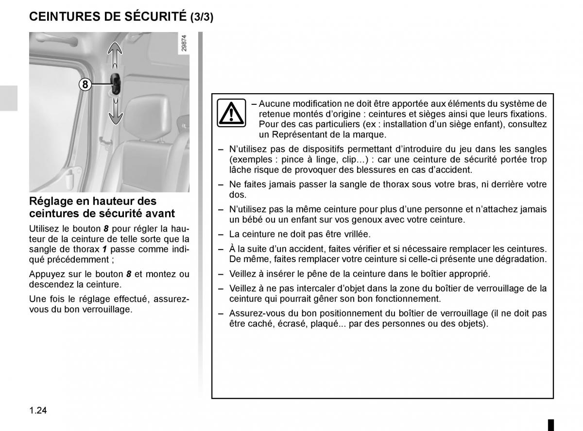 Renault Master III 3 manuel du proprietaire / page 30