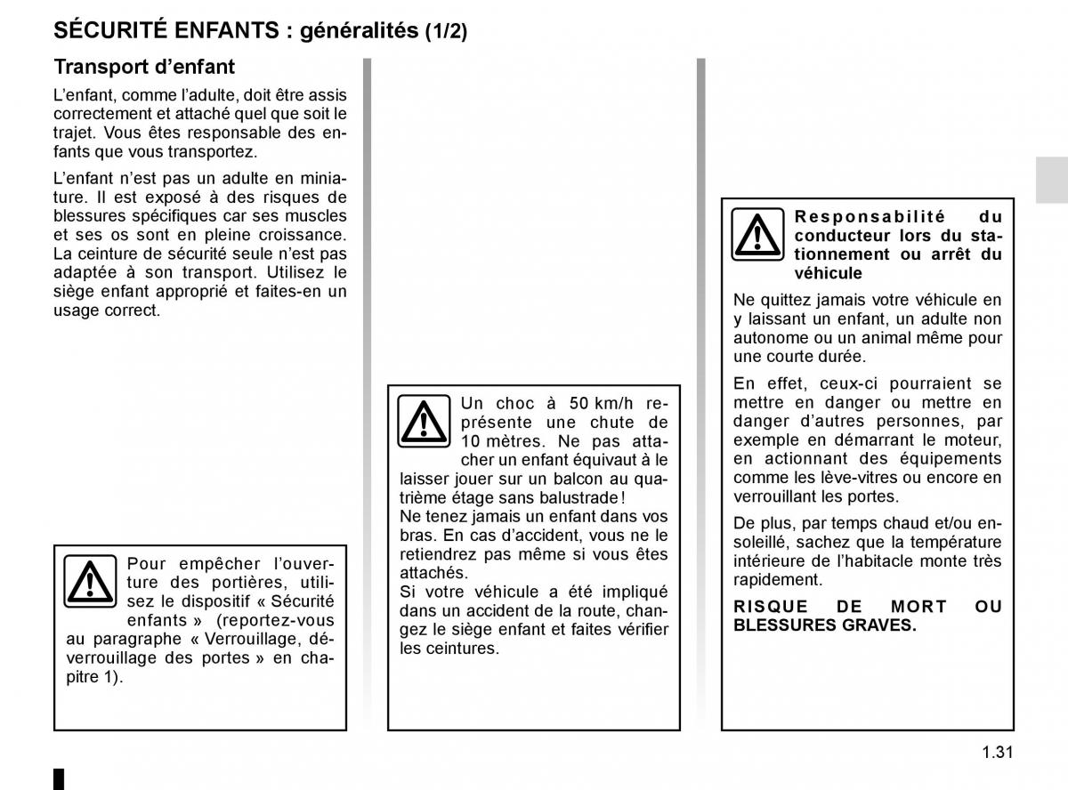 Renault Master III 3 manuel du proprietaire / page 37