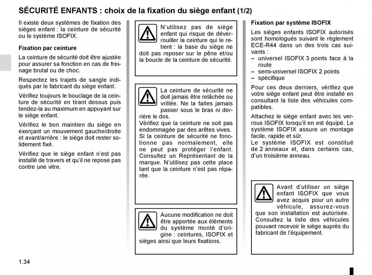 Renault Master III 3 manuel du proprietaire / page 40