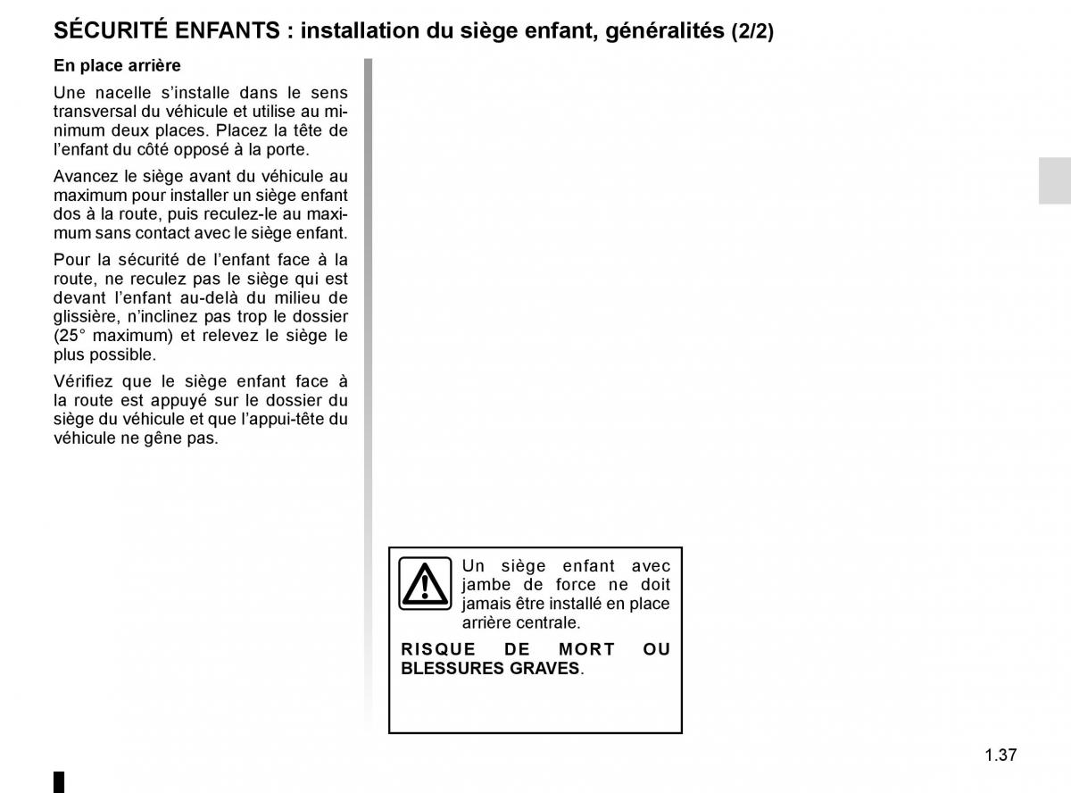 Renault Master III 3 manuel du proprietaire / page 43