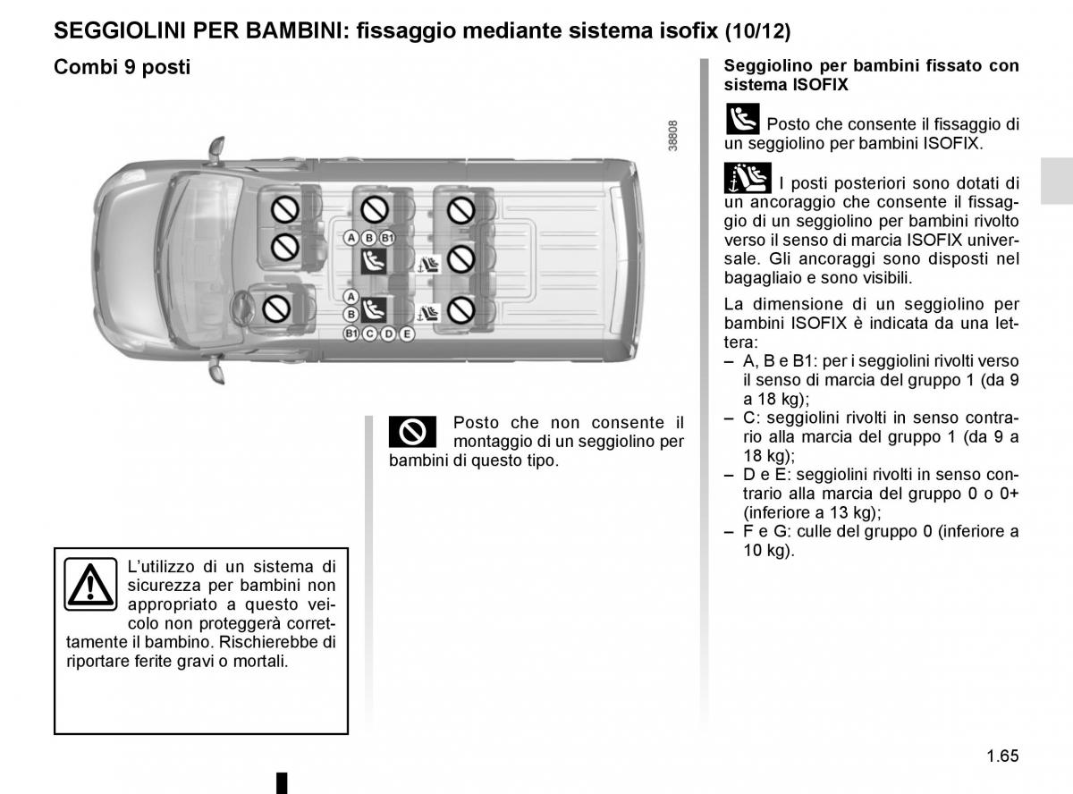 Renault Master III 3 manuale del proprietario / page 71