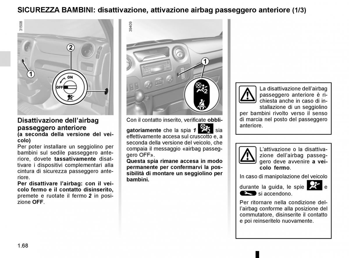 Renault Master III 3 manuale del proprietario / page 74