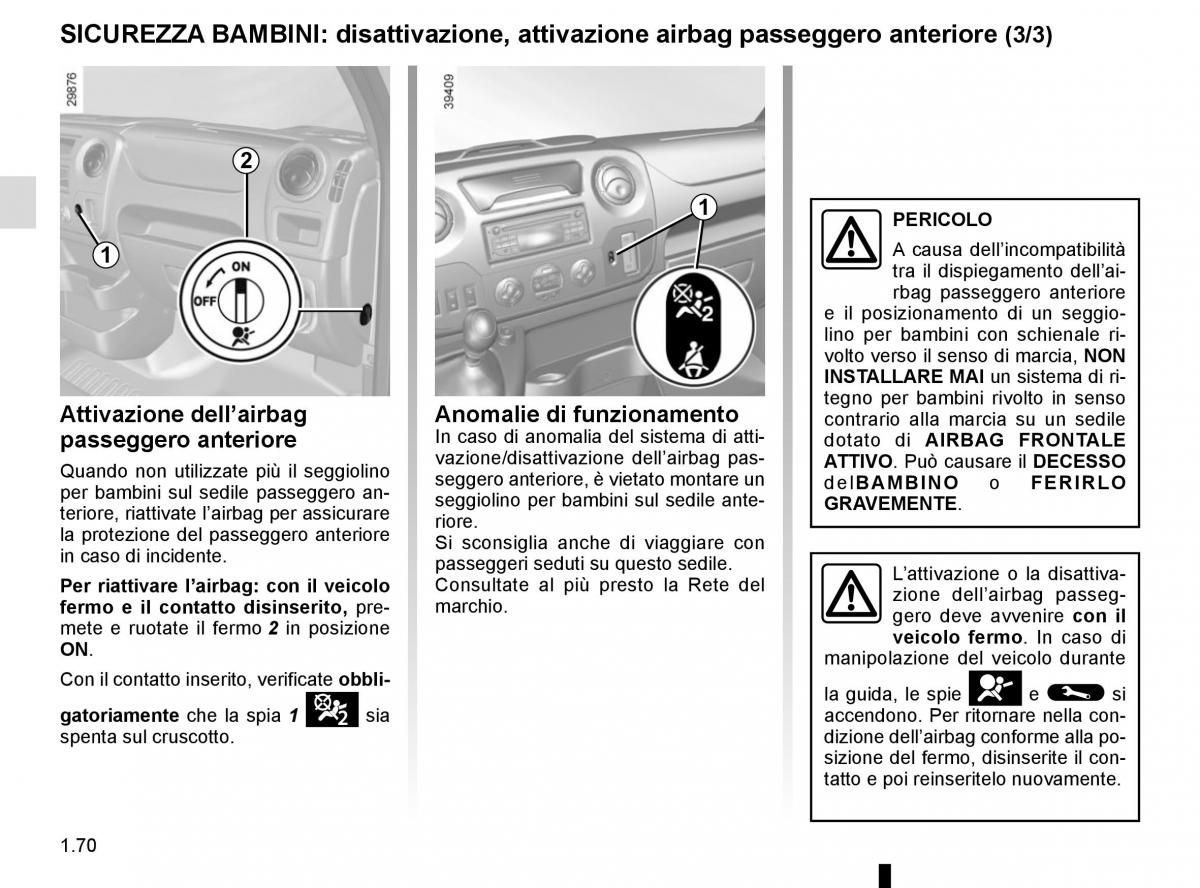 Renault Master III 3 manuale del proprietario / page 76