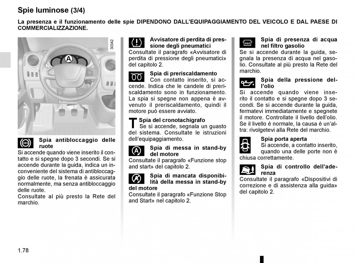 Renault Master III 3 manuale del proprietario / page 84