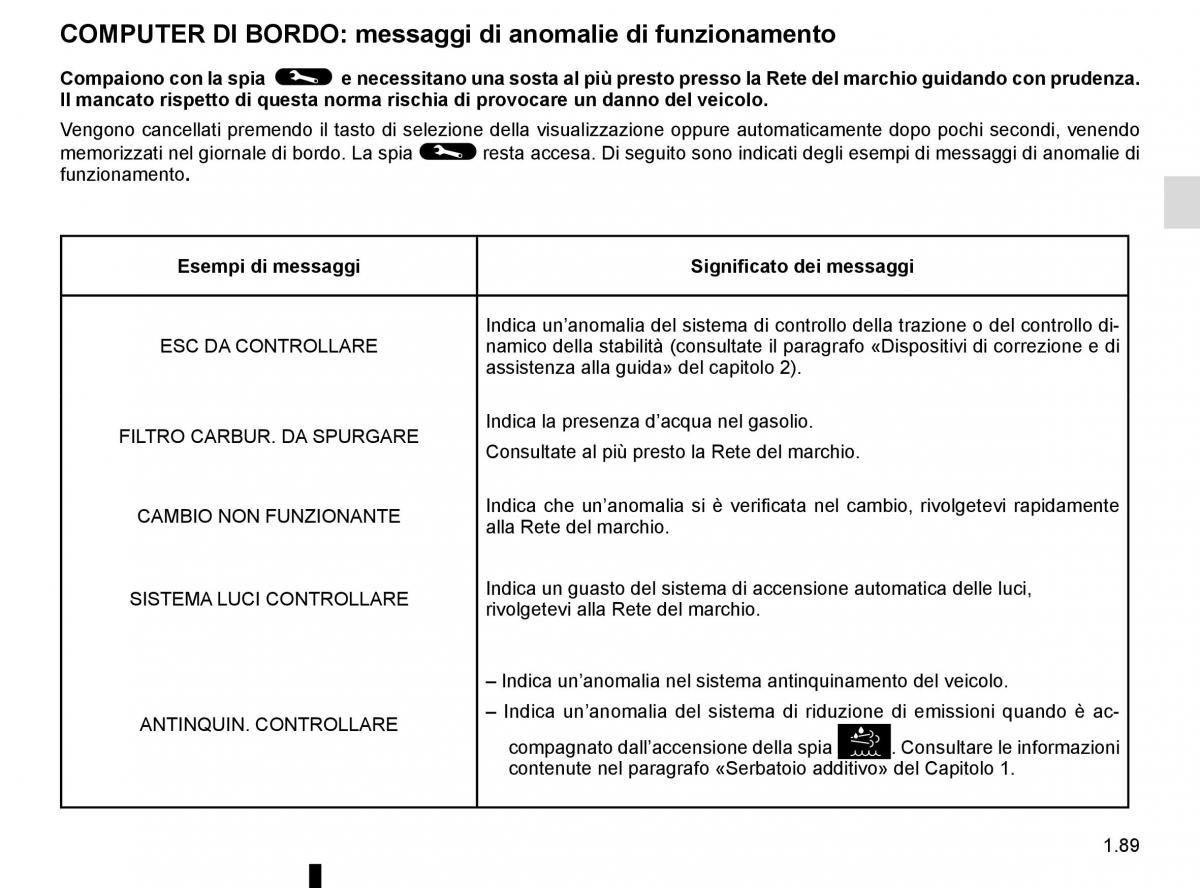 Renault Master III 3 manuale del proprietario / page 95