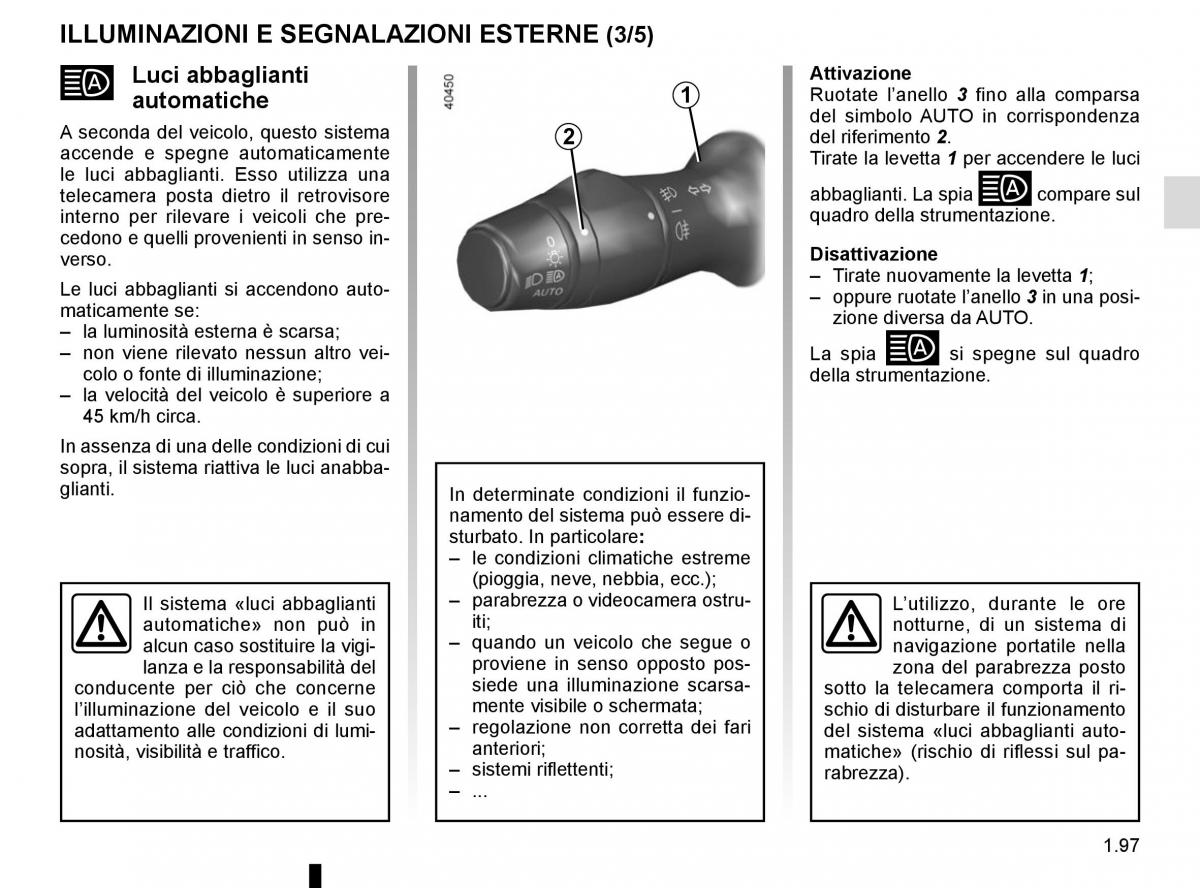 Renault Master III 3 manuale del proprietario / page 103