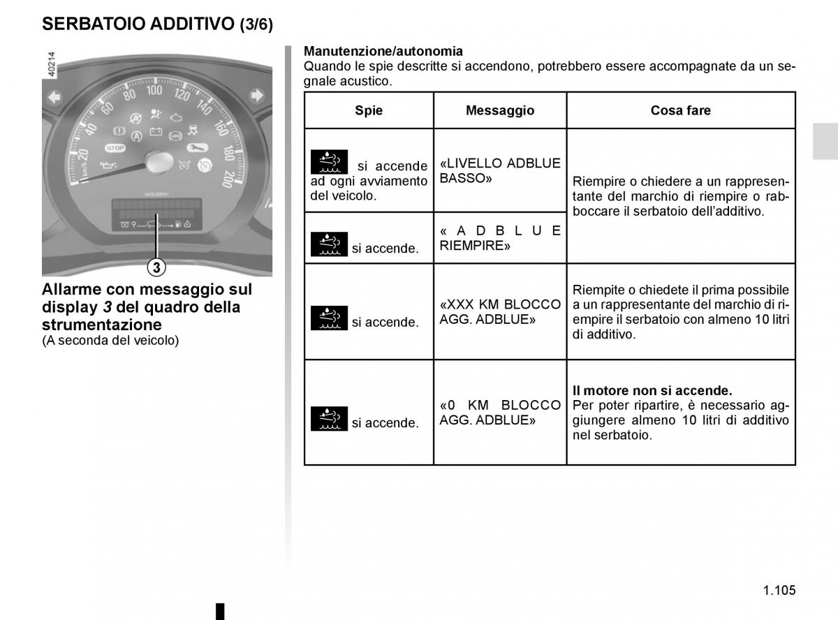 Renault Master III 3 manuale del proprietario / page 111