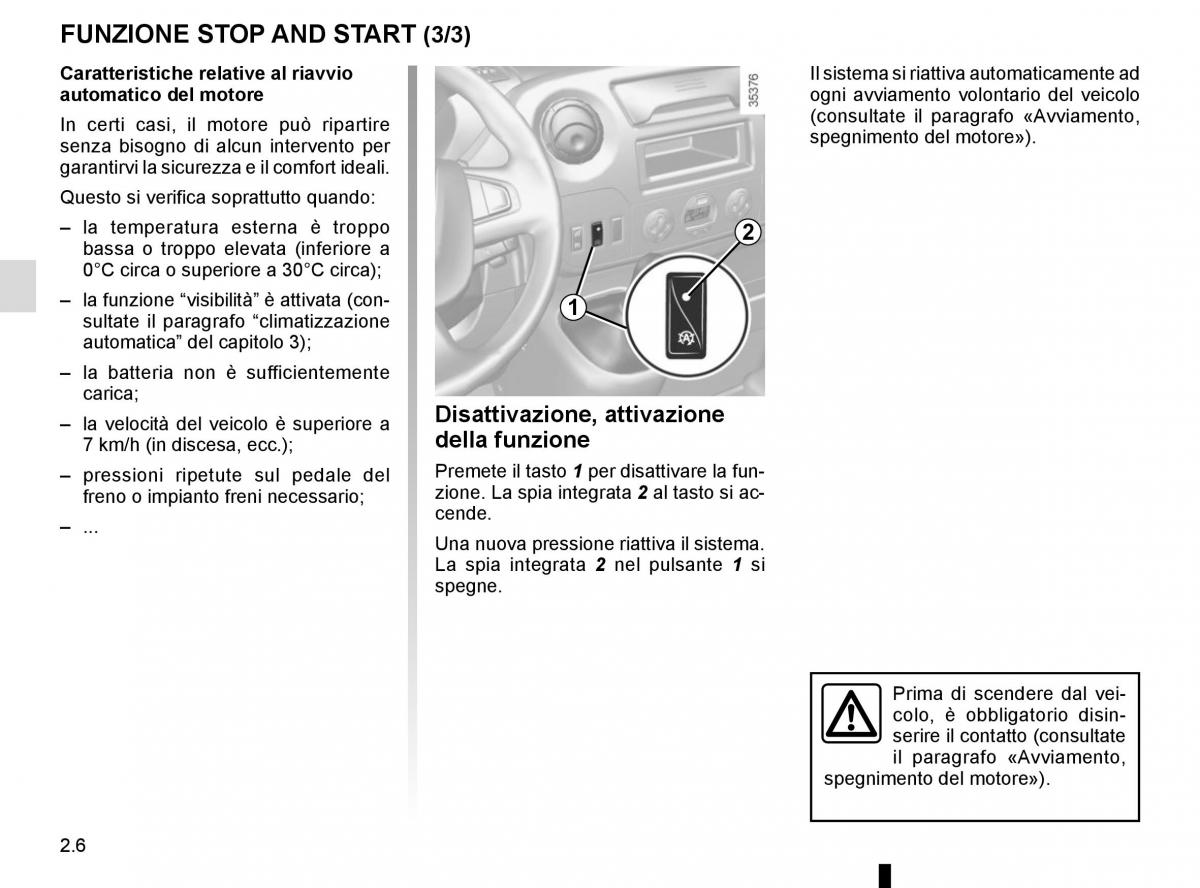 Renault Master III 3 manuale del proprietario / page 120