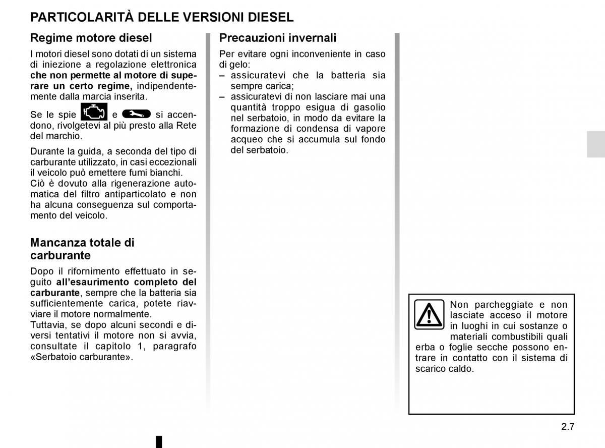 Renault Master III 3 manuale del proprietario / page 121