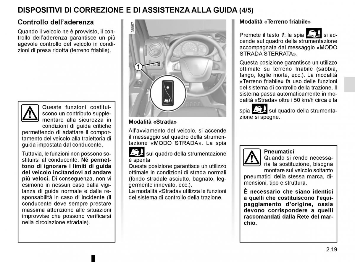 Renault Master III 3 manuale del proprietario / page 133