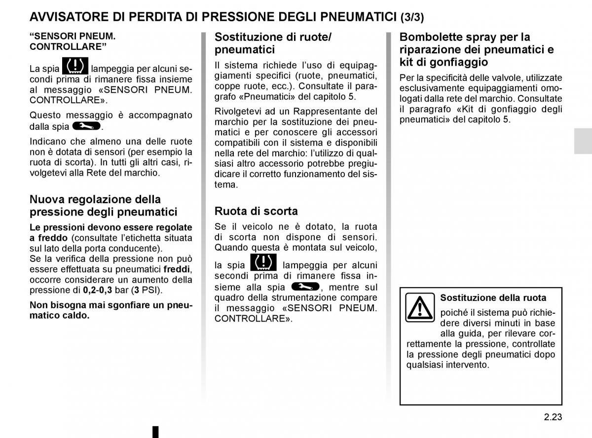 Renault Master III 3 manuale del proprietario / page 137