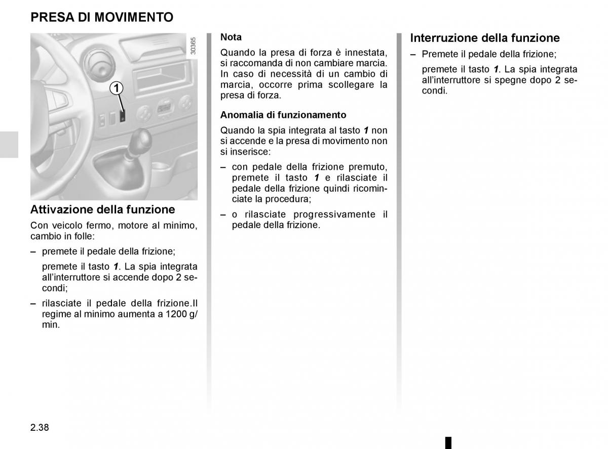 Renault Master III 3 manuale del proprietario / page 152