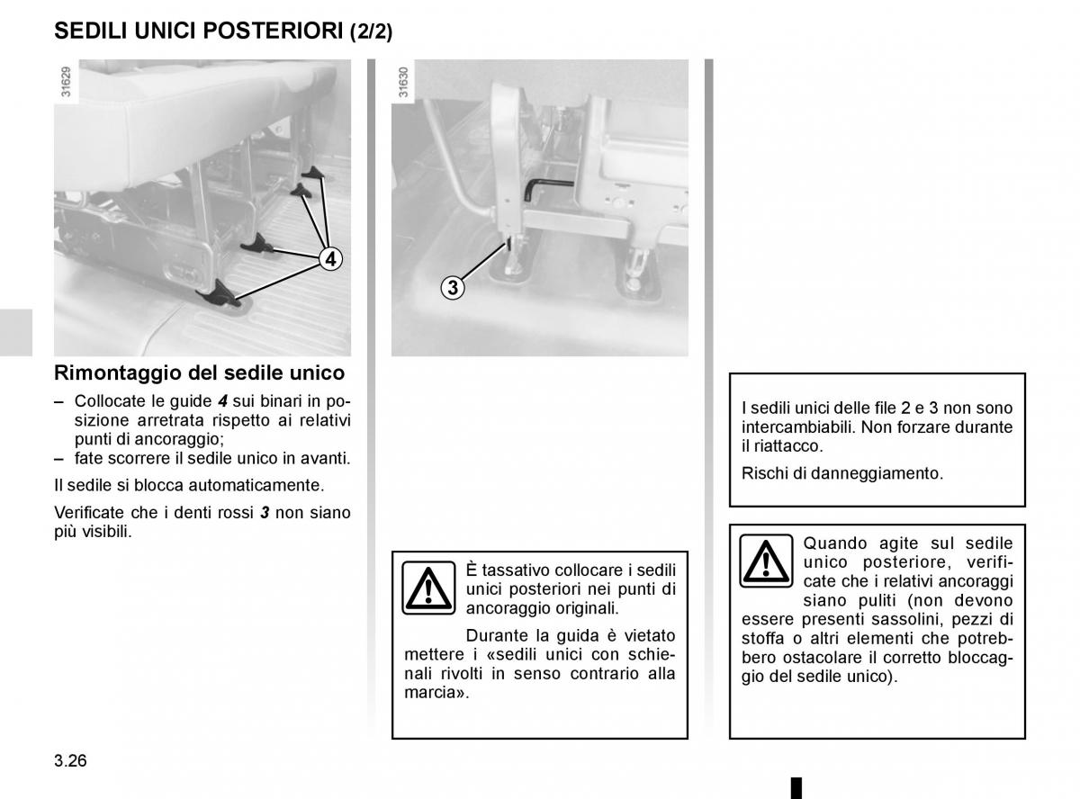 Renault Master III 3 manuale del proprietario / page 186