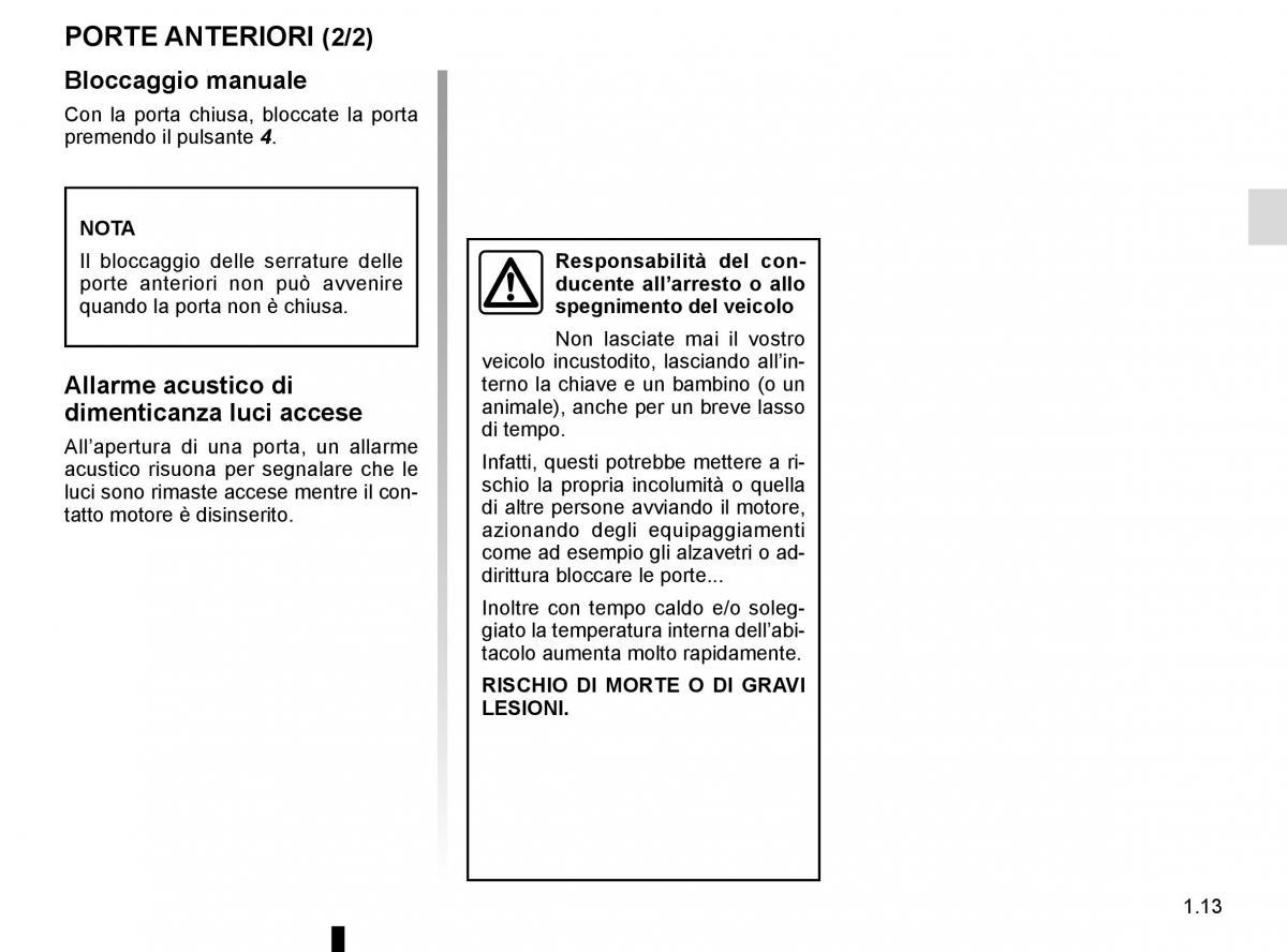 Renault Master III 3 manuale del proprietario / page 19