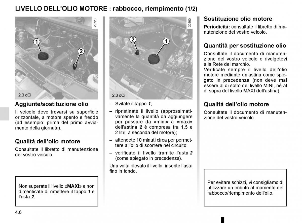 Renault Master III 3 manuale del proprietario / page 196