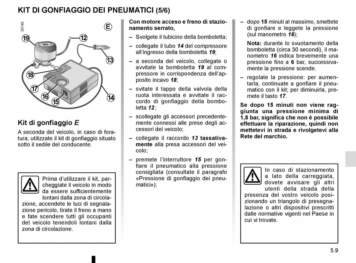 Renault Master III 3 manuale del proprietario / page 217