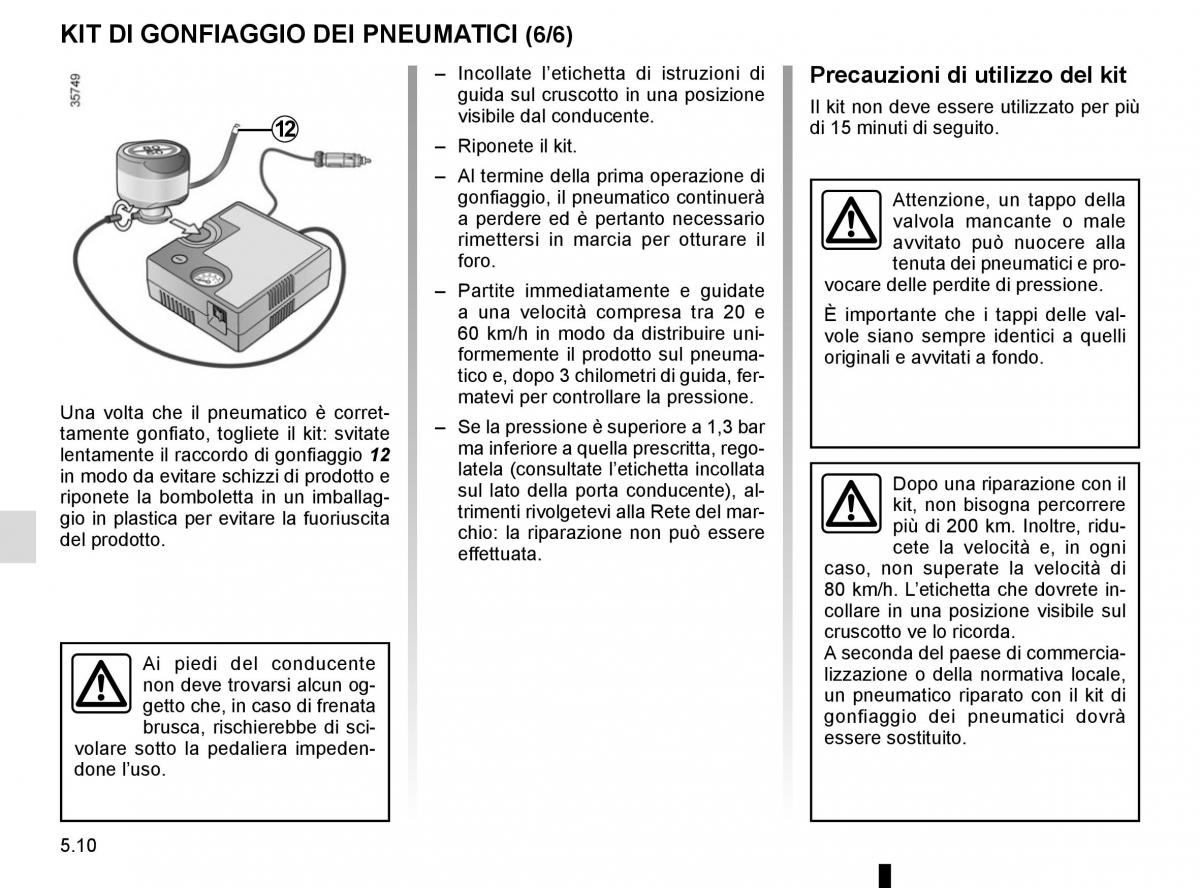 Renault Master III 3 manuale del proprietario / page 218