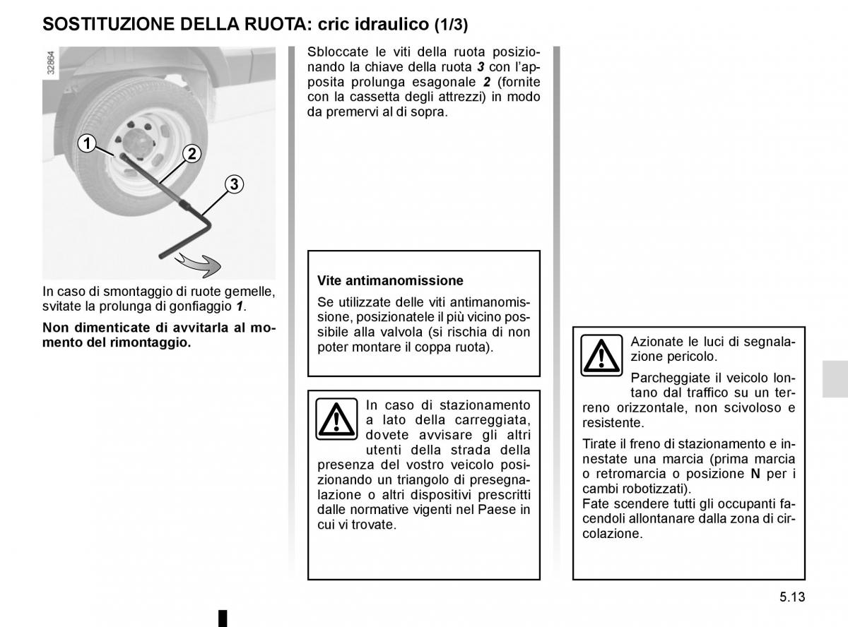 Renault Master III 3 manuale del proprietario / page 221