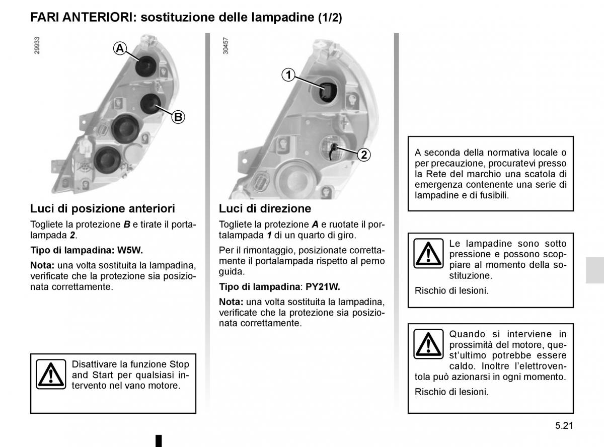 Renault Master III 3 manuale del proprietario / page 229