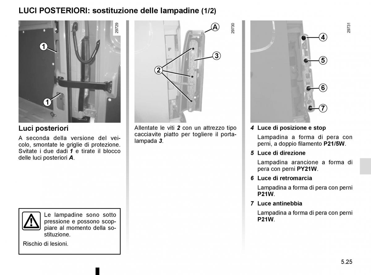 Renault Master III 3 manuale del proprietario / page 233