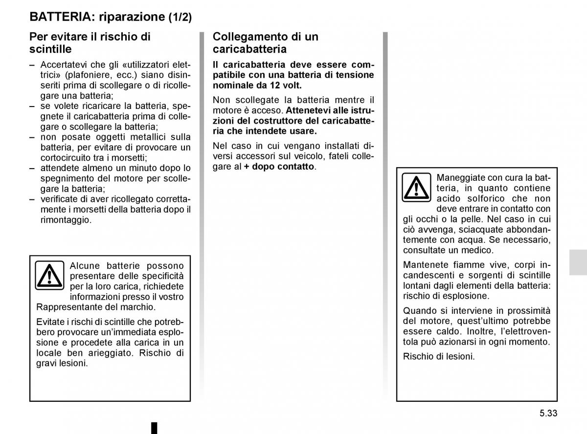 Renault Master III 3 manuale del proprietario / page 241