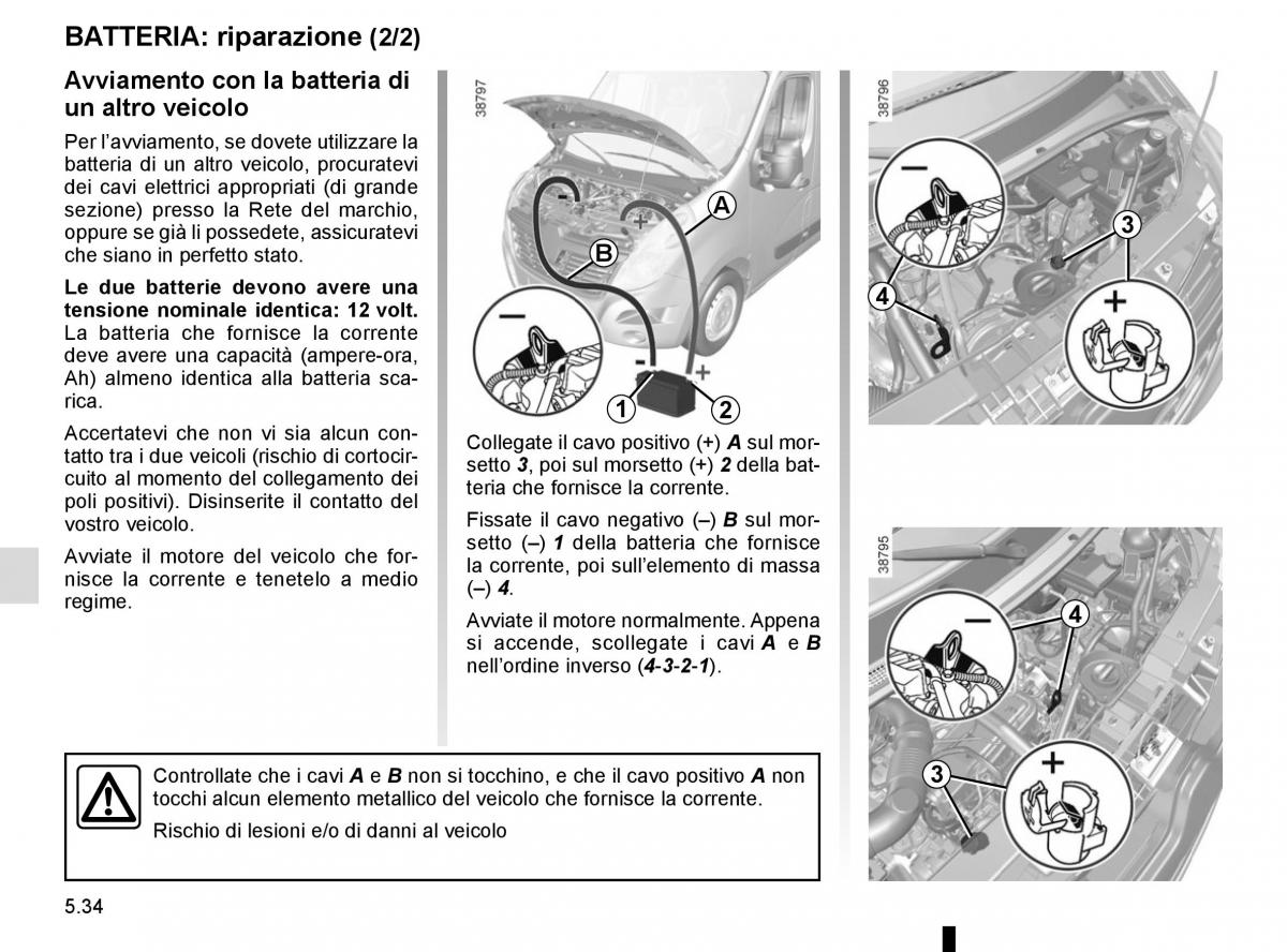 Renault Master III 3 manuale del proprietario / page 242