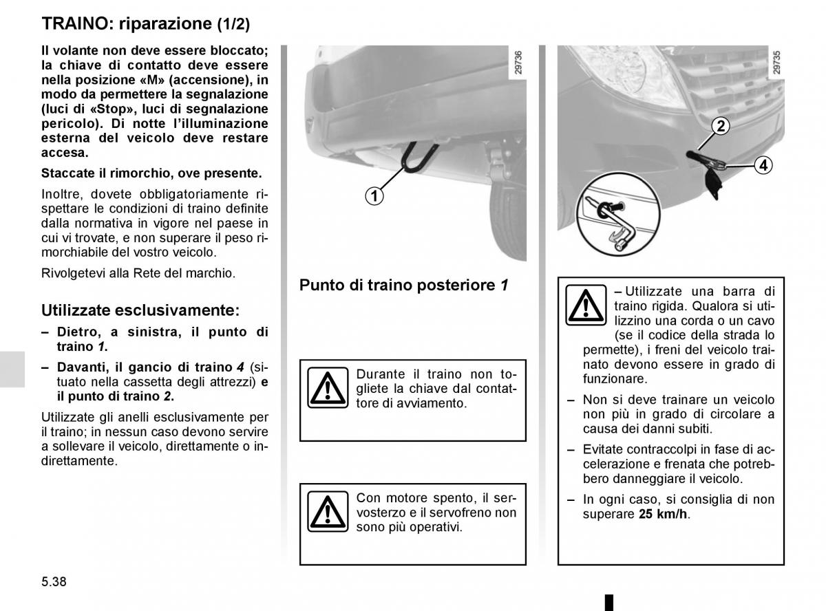 Renault Master III 3 manuale del proprietario / page 246