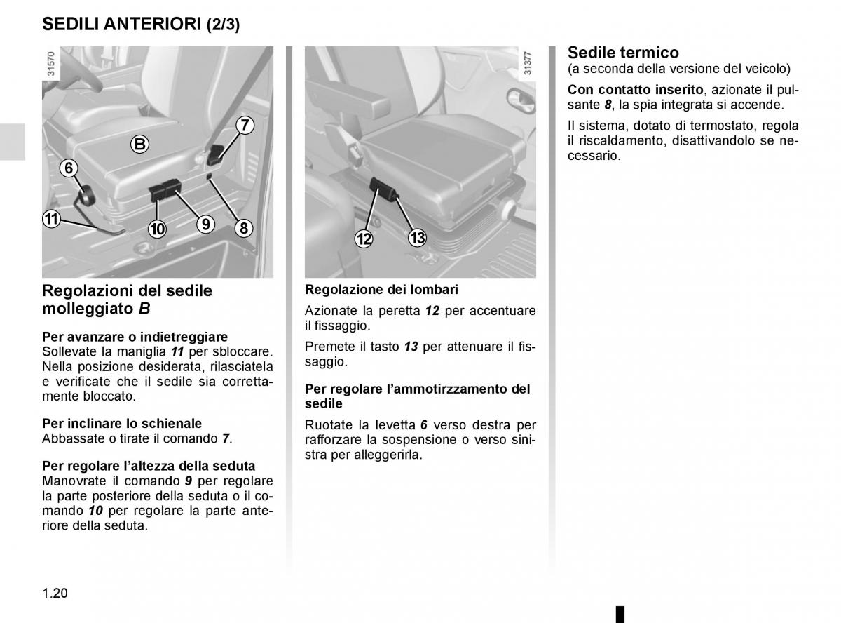 Renault Master III 3 manuale del proprietario / page 26