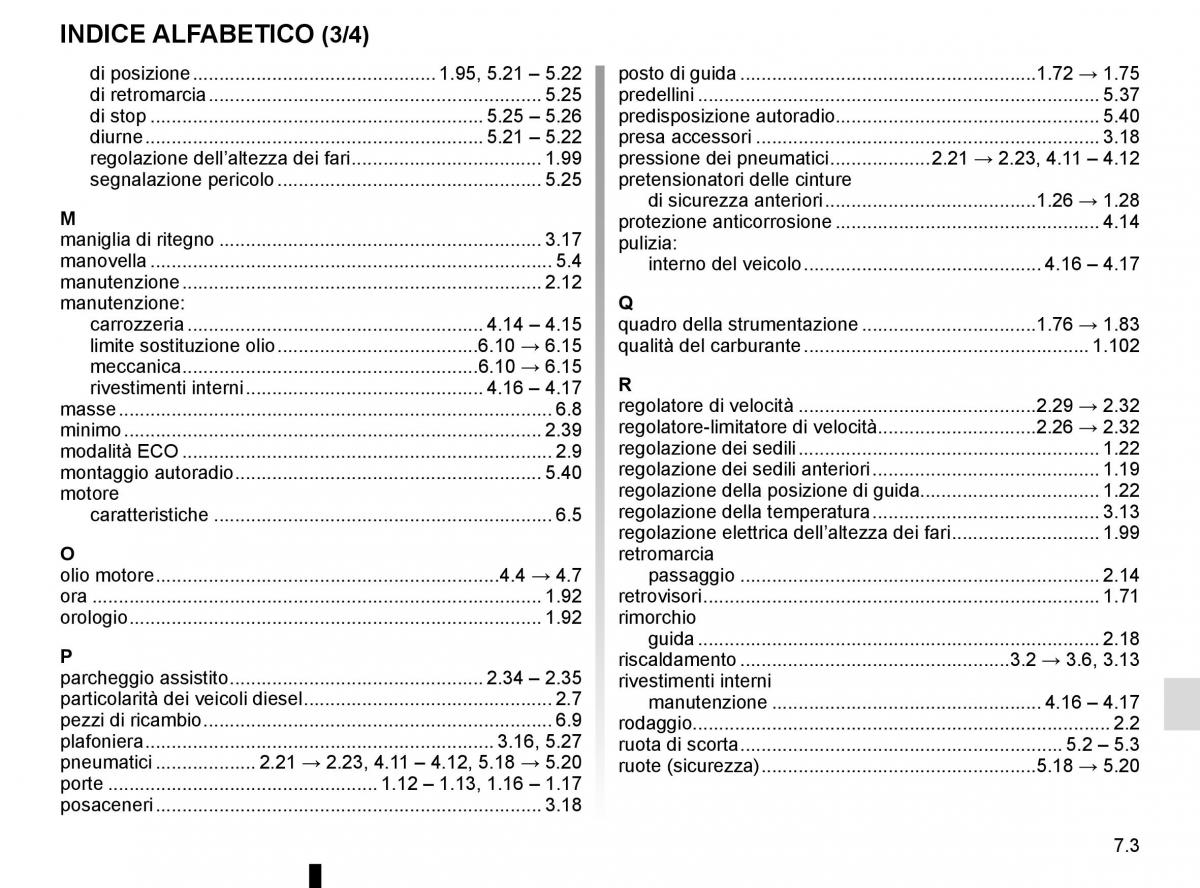 Renault Master III 3 manuale del proprietario / page 279