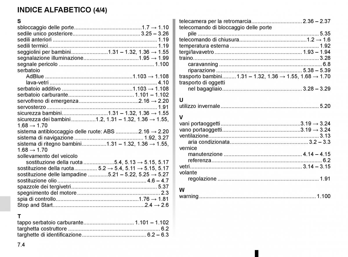 Renault Master III 3 manuale del proprietario / page 280