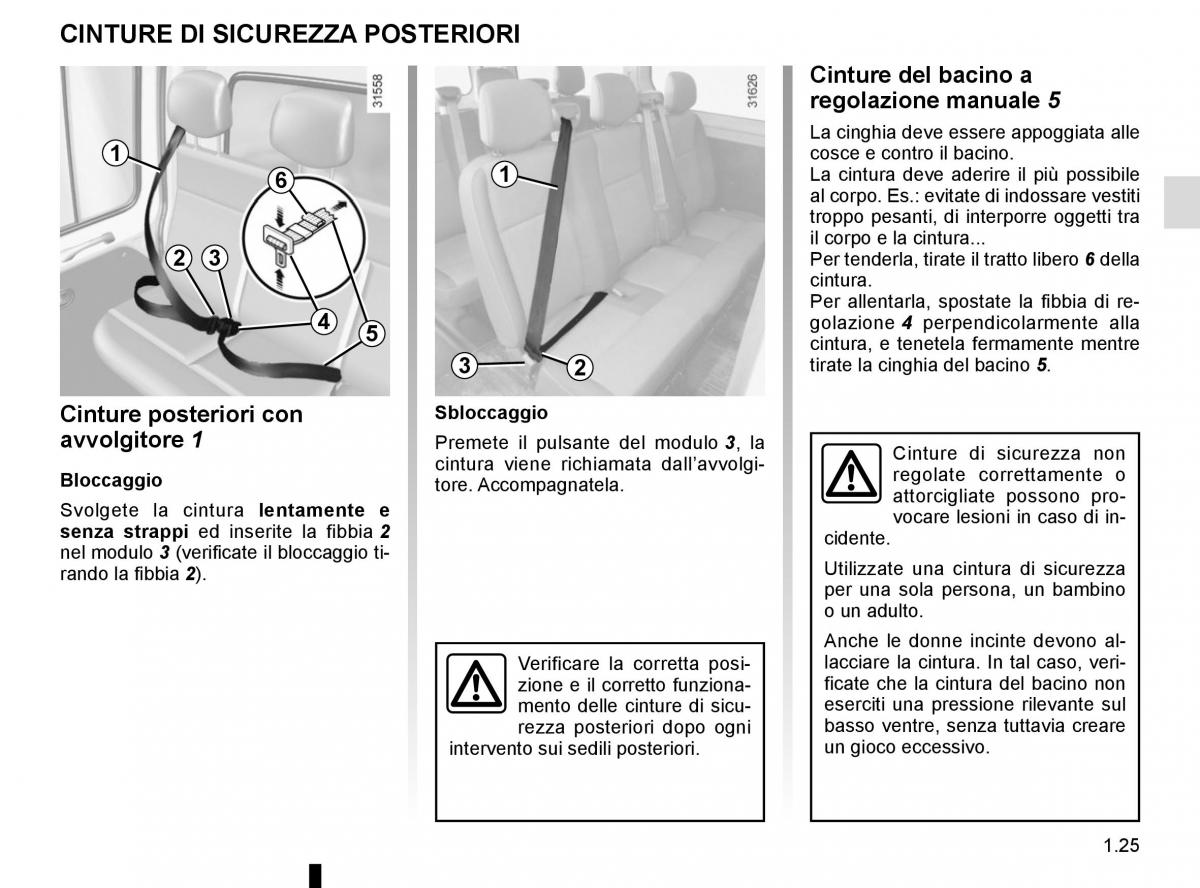 Renault Master III 3 manuale del proprietario / page 31